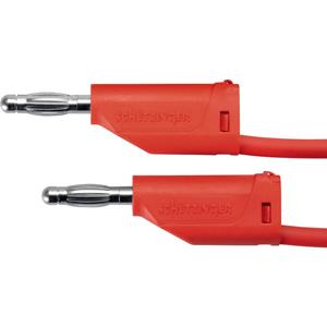 Schützinger MFK 15 / 1 / 50 / RT Messleitung [Stecker 4mm - Stecker 4 mm] 50.00cm Rot 10St.