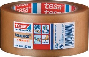 Tesa PVC 04124-00342-00 Pakband pack 4124 Transparant (l x b) 66 m x 50 mm 1 stuk(s)