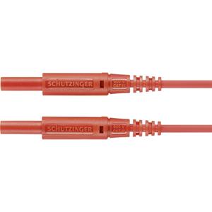 Schützinger MSFK A301 / 0.5 / 50 / RT Messleitung [Stecker 2mm - Stecker 2 mm] 50.00cm Rot 10St.
