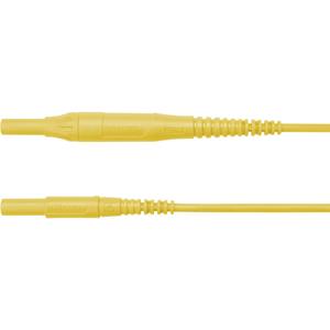 Schützinger MSFK B441 / 1 / 150 / GE Messleitung [Stecker 4mm - Stecker 4 mm] 150.00cm Gelb 5St.