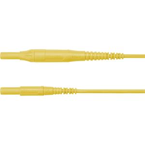 Schützinger MSFK B441 / 1 / 200 / GE Messleitung [Stecker 4mm - Stecker 4 mm] 200.00cm Gelb 5St.