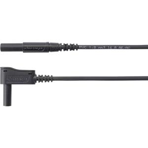 Schützinger MSWFK A341 / 1 / 50 / SW Messleitung [Stecker 4mm - Stecker 4 mm] 50.00cm Schwarz 20St.