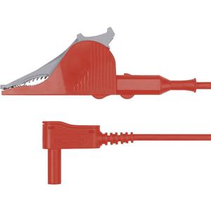 Schützinger MSWSAK 7418 / 2.5 / 150 / RT Messleitung [Stecker 4mm - Abgreifklemmen] 150.00cm Rot 10