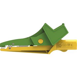 Schützinger SAK 6674 Ni / GNGE Sicherheits-Abgreifklemme Buchse 4mm Grün-Gelb