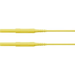 Schützinger HSPL 8568 / AWG16 / 100 / GE Sicherheits-Messleitung [Stecker 4mm - Stecker 4 mm] 100.0
