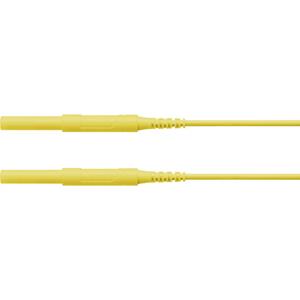 Schützinger HSPL 8568 / AWG16 / 150 / GE Sicherheits-Messleitung [Stecker 4mm - Stecker 4 mm] 150.0