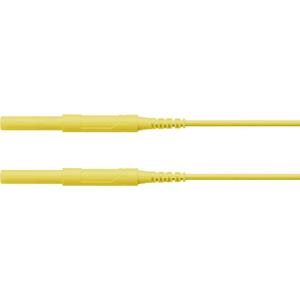 Schützinger HSPL 8568 / AWG16 / 200 / GE Sicherheits-Messleitung [Stecker 4mm - Stecker 4 mm] 200.0