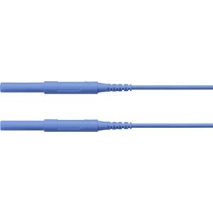 Schützinger HSPL 8568 / AWG16 / 50 / BL Sicherheits-Messleitung [Stecker 4mm - Stecker 4 mm] 50.00c