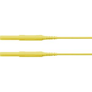 Schützinger HSPL 8568 / AWG16 / 50 / GE Sicherheits-Messleitung [Stecker 4mm - Stecker 4 mm] 50.00c