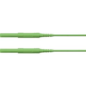 Schützinger HSPL 8568 / AWG16 / 50 / GN Sicherheits-Messleitung [Stecker 4mm - Stecker 4 mm] 50.00c