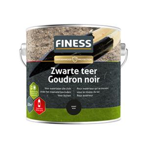 Finess 35326054 Teer - Zwart - 2,5L