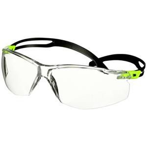 3M SecureFit SF501SGAF-GRN Schutzbrille mit Antibeschlag-Schutz Grün