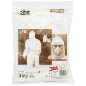 3M 4570M Wegwerp overall Maat: M Grijs