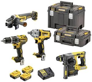 Dewalt DCK428P3T-QW 2-Gang-Akku-Schlagbohrschrauber, Akku-Schlagschrauber, Akku-Bohrhammer, Akku-Win