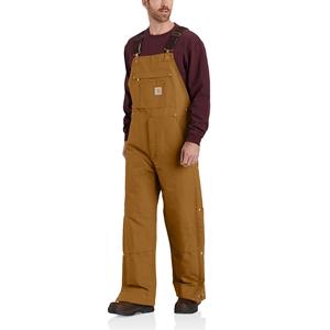 Carhartt Arbeitslatzhose »FIRM DUCK INSULATED BIB« (1-tlg) mit seitlichem Schnellverschluss von Knöchel bis Hüfte