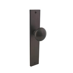 Intersteel knopschild 245x45mm blind - antraciet