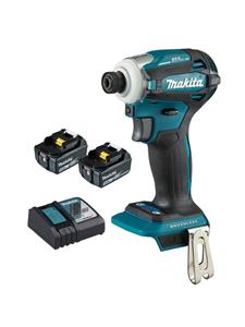 Makita DTD172RTJ DTD172RTJ Accu-slagmoersleutel 18 V 5.0 Ah Li-ion Incl. accu, Incl. 2 accus, Incl. lader