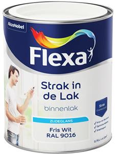 Flexa strak in de lak zijdeglans watergedragen eucalyptusgroen 0.75 ltr