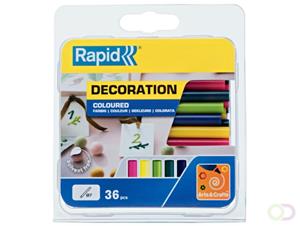 Lijmpatroon Rapid 7mm 5 kleuren assorti