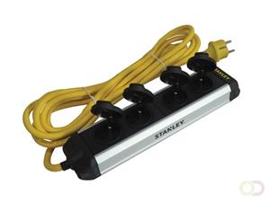 Stanley 4-Voudige Stekkerdoos Core - met klapdeksels