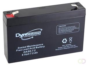 Dyno Europe LOOD-ZUUR-ACCU 6 V - 7.2 Ah 150 x 34 x 100 mm