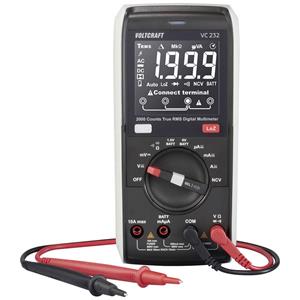 Voltcraft VC-13829975 Multimeter Kalibratie (ISO) Digitaal CAT III 600 V Weergave (counts): 2000