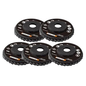Worx schuurwielset voor MakerX K60 – 5 stuks