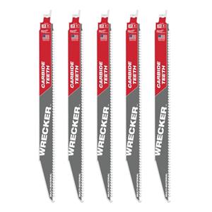 Milwaukee Accessoires Reciprozaagblad TCT Wrecker 300/6T-5pc - 48005543 - 48005543