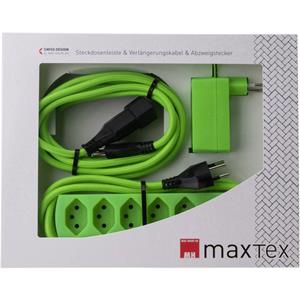 maxhauriag Max Hauri AG 125390 Strom Verlängerungskabel Grün 3.00m