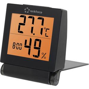 renkforce Thermo-/Hygrometer Schwarz