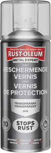 Rust-oleum metal expert lak transparant 0.4 ltr spuitbus