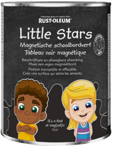 Rust-oleum little stars magnetische schoolbordverf 0.75 ltr