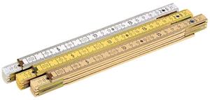 Algemeen Duimstok Vola 5/B hout wit (2mtr)