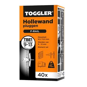 Aris & Monas Toggler hollewandplug TBE1 9-13mm (40st)