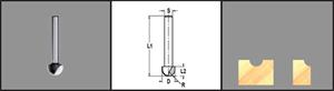 JSO-TR Trasco holprofielfrees HM 8mm R=4.0