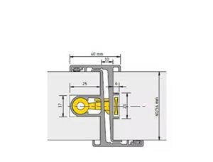 Alprokon deurnaald Prefab 40mm 2450mm Ls Nemef type 007