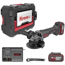 Kress 20V professioneller Akku-Einhand-Winkelschleifer, Stapelbox
