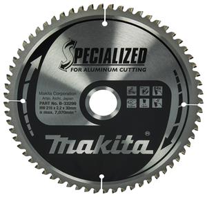 Makita B-33299 Cirkelzaagblad - Aluminium Specialized - 216x30x2,2mm - 64T