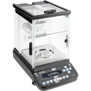 Kern ABP 200-5DAM Analysewaage Wägebereich (max.) 220g Ablesbarkeit 0.00001 g, 0.0001g Schwarz, Sil