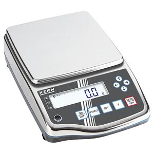 Kern PWS 3000-1 Präzisionswaage Wägebereich (max.) 3.2kg Ablesbarkeit 0.1g Silber