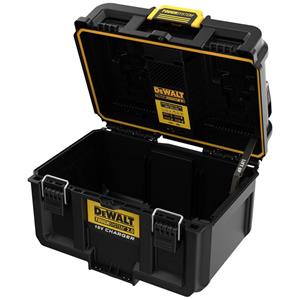 DeWalt Werkzeugkoffer "DWST83471-QW ToughSystem 2.0 Charger Box für DEWALT 18 Volt XR", und 54 Volt XR FLEXVOLT Akkus