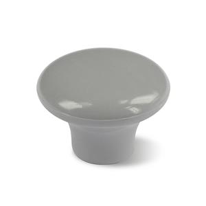 Baseline knop Plat grijs 30mm 4 stuks