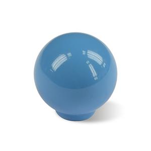 Baseline knop rond op voet blauw 29mm 4 stuks