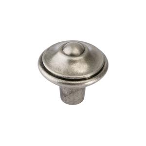 DecoMode knop Somme oud zilver 31mm 2st.