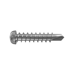 Sencys plaatschroef ronde kop zelfborend gegalvaniseerd 4,8mm 32mm 20 stuks