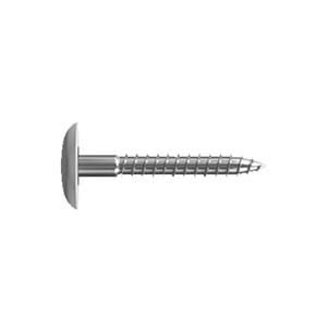 Sencys gevelplaatschroef torx wit 4,8mm 25mm 10 stuks