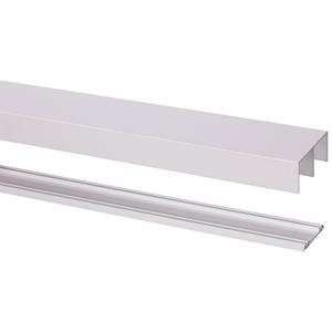 Storemax Basic schuifd. rail aluminium wit 240 cm type R-40