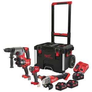 Milwaukee M18 FPP4C-555T | M18 FUEL powerpack 4-kit | (M18FPD3, FIW2F12, FHX, FSAG125XB 2 x 5,5, 1 x 5,0Ah) 4933492525