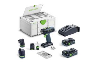 Festool Accu-schroefboormachine T 18+3 HPC 4,0 I-Set - 577609 - 577609