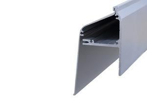 Henderson WP50/T-Wandprofiel 1-sporig rail geanodiseerd, p/meter